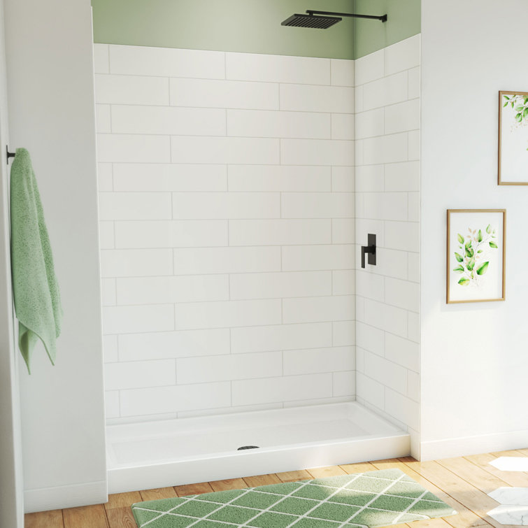 Dreamstone 60 W x 32 D x 84 H Rectangle Shower Stall and Base Included