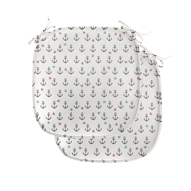 Coussin de siège intérieur / extérieur Anchors and Hearts