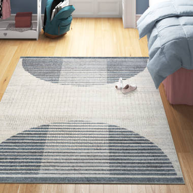 Javen Light Gray Machine Washable Non-Skid Rug Latitude Run Rug Size: Rectangle 7'9 x 10'3