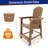 Borghild HIPS Adirondack Chair with Table-977092827