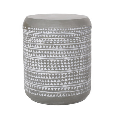 Outdoor Lightweight Concrete Side Table