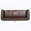 Canapé Chesterfield en polyuréthane à accoudoirs roulés.-114427253