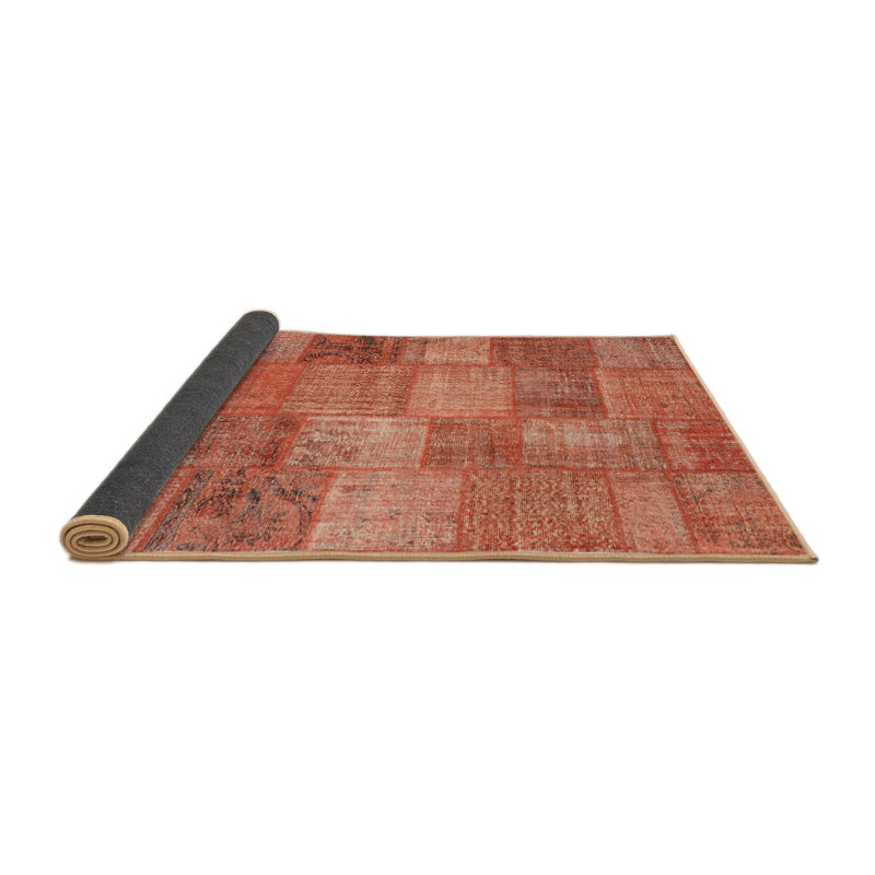 Tapis brun contemporain Alcone, Rond 5 pi