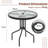 Round 4 - Person 70Cm L Outdoor Bistro Table