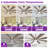 Lisa 60" Windmill Large Ceiling Fan with 3CCT LED Lights and Remote Control, 6-Speed Reversible DC Motor, 5"/10" Downrods-658307220