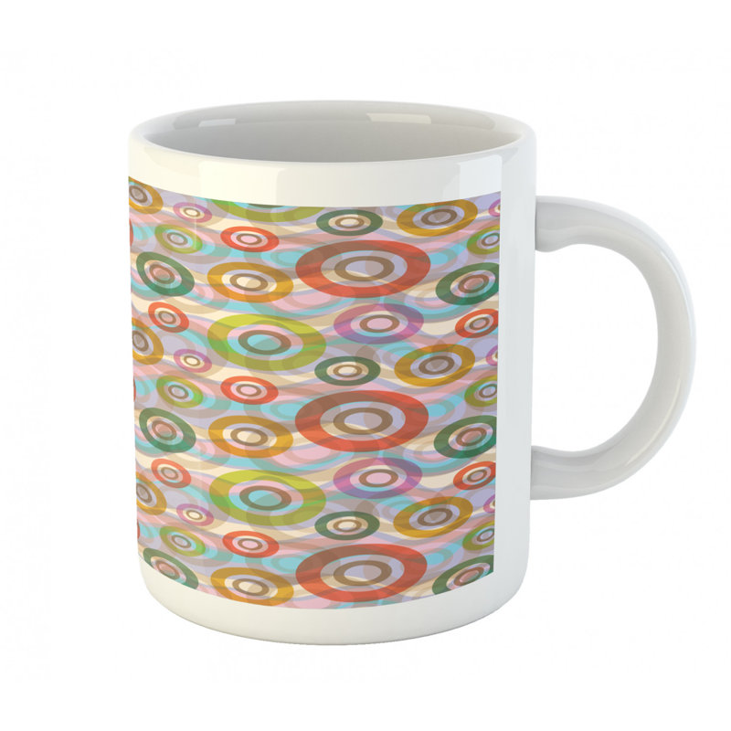 Grande tasse à café circulaire