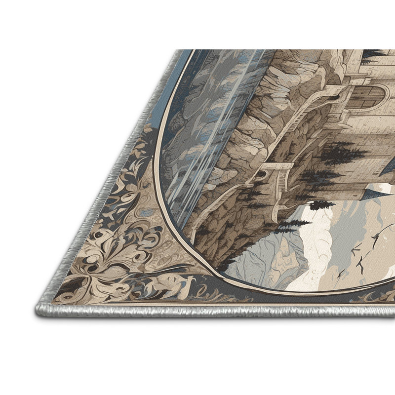 Ethereal Castle Rug, Rectangle 3' x 5'