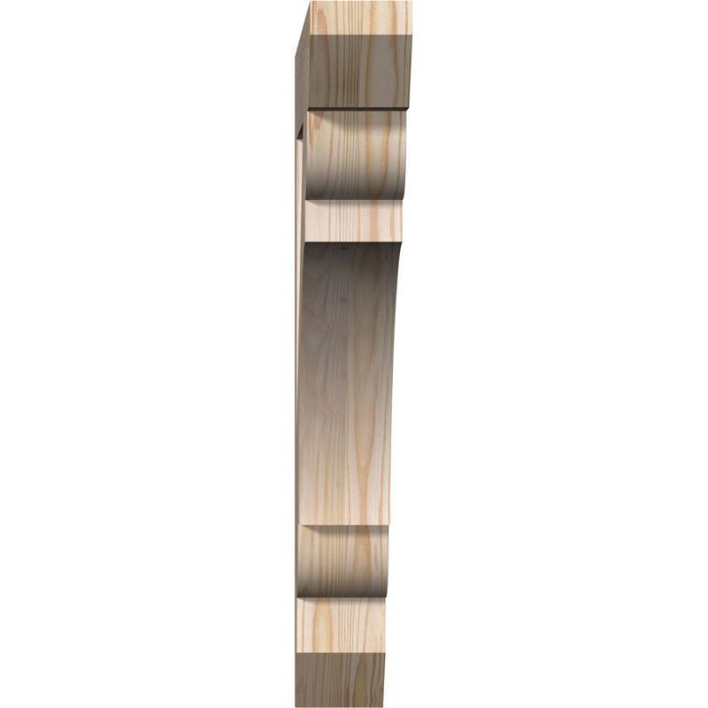 Support latté 3 1/2 "x P 26" x H 26 ", sapin Douglas, Douglas (lisse), H 26 po x l 3,5 po x P 26 po