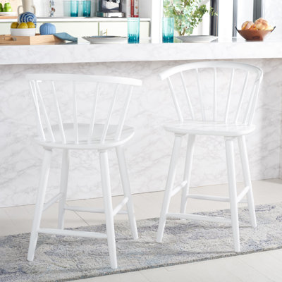 Set of 2 Sheffield Solid Wood Stools