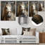 Reproduction d'art en métal White Horse-531268455