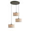 Luminaire suspendu tambour à 3 lumières Melnik-214978101-214978102