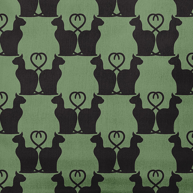 Coussin décoratif intérieur / extérieur Witches Brew, Sauge, 14 po x 20 po