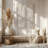 Neutral Brushstroke Harmony Canvas Print-1086250116-1086250127