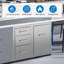 Armoire à tiroirs en acier inoxydable de qualité supérieure pour les cuisines et les cours extérieures