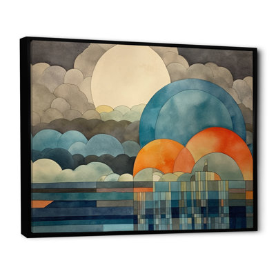 Nuage géant sur toile