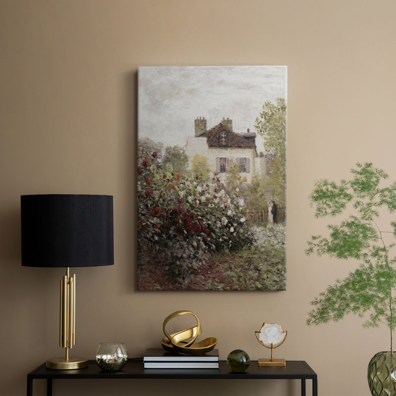 Paysage rétro CCLV - galerie Cavas, H 18 po x l 12 po