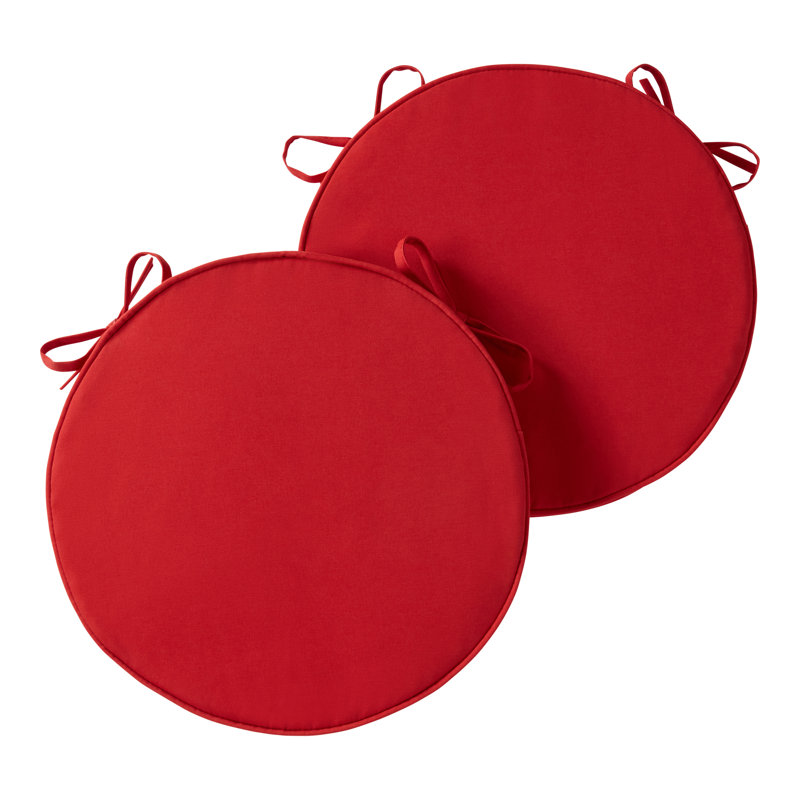 Outdoor Round Dining Chair Seat Pad, Salsa