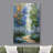 Woodland Forest Landscape " Vibrant Pathway Impressionist Forest "-101287915-99543152