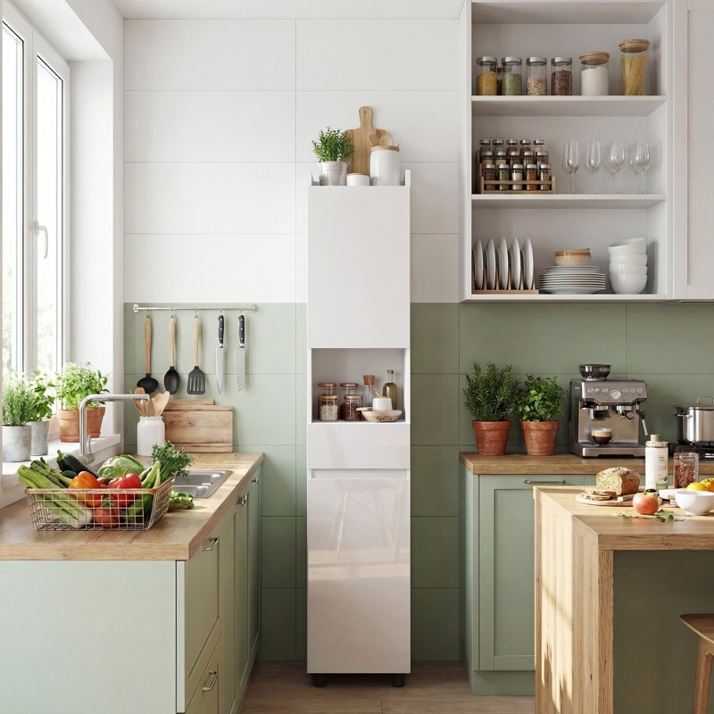 MDF Freestanding Bathroom Cabinet