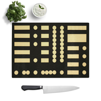 Composition Vol.4 by Sophie Taeuber-Arp Chopping Board