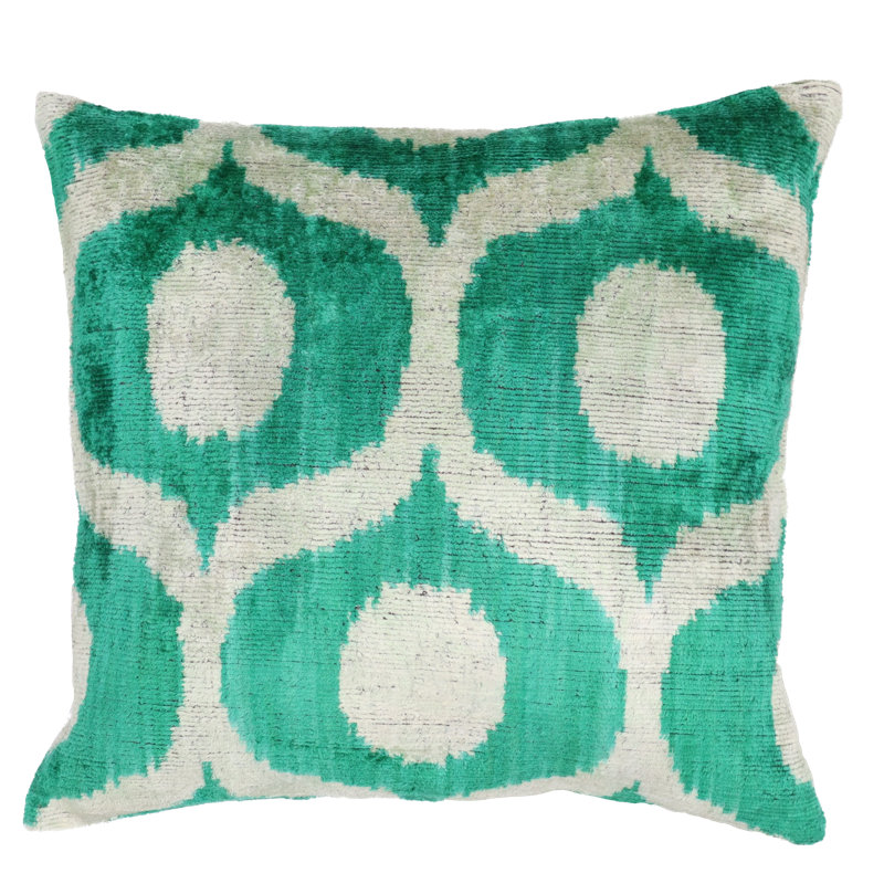 Square Pillow Cover & Insert, Green