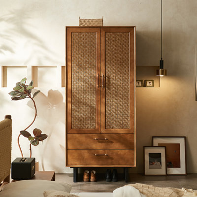 Modern Simple Woven Wardrobe