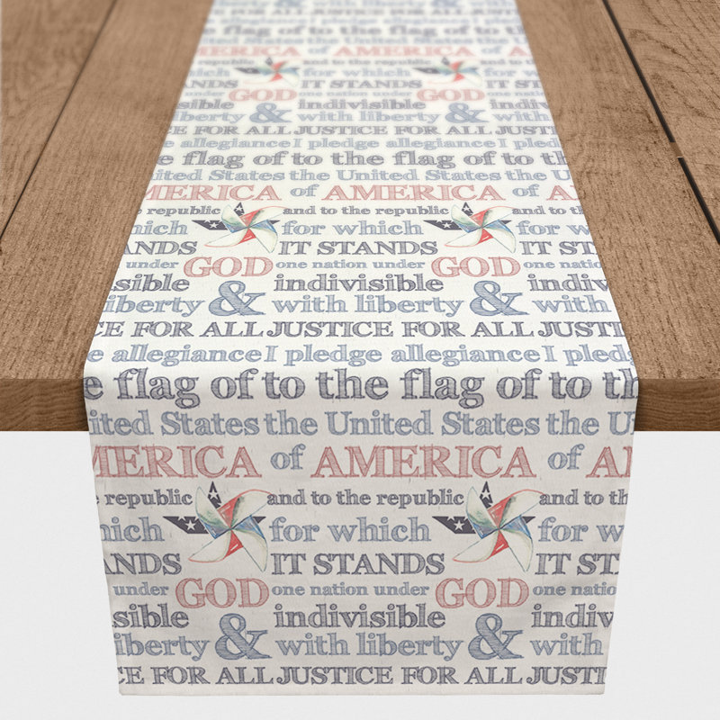 Gottman Independence Day Table Runner, 16" W x 90" L