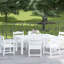 2 chaises de patio avec accoudoirs, fabriquées avec des hanches, grain de bois imitation blanc pur, 2 pièces de confort extérieur, hanches, option confortable