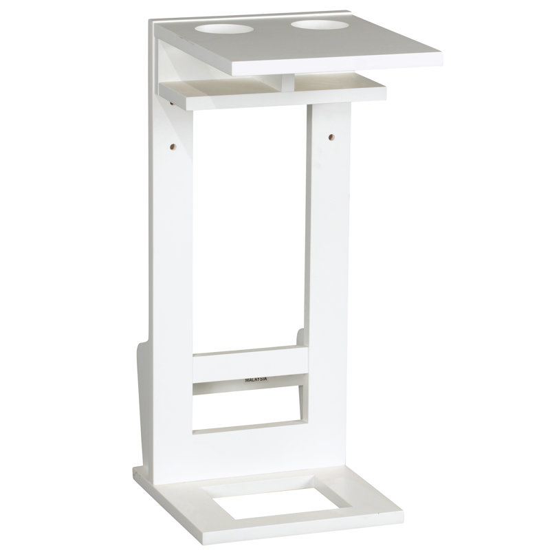 Table de bout Cafferata, Blanc