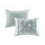 Ensemble de literie Elegant Seafoam, polyester confortable, sophistication de chambre à coucher