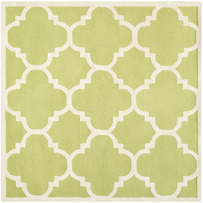 Cannen Hand Tufted Wool Geometric Rug