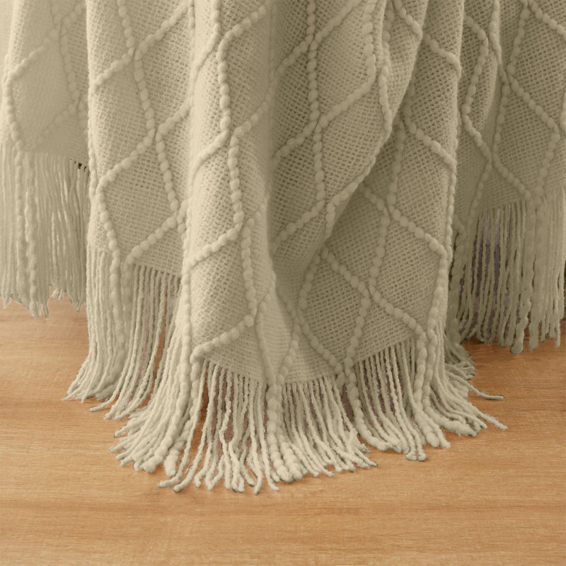 Gracie Oaks Mariatheresa Woven Throw Blanket & Reviews | Wayfair