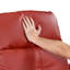 Fauteuil inclinable et pivotant en cuir-11409365
