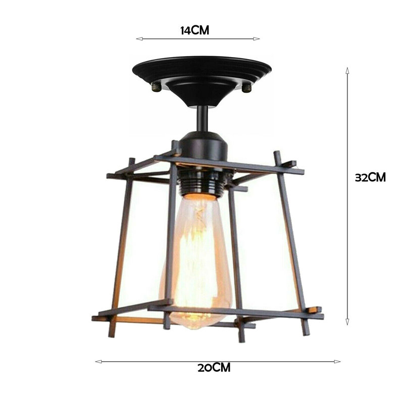 Forkland Semi Flush Mount