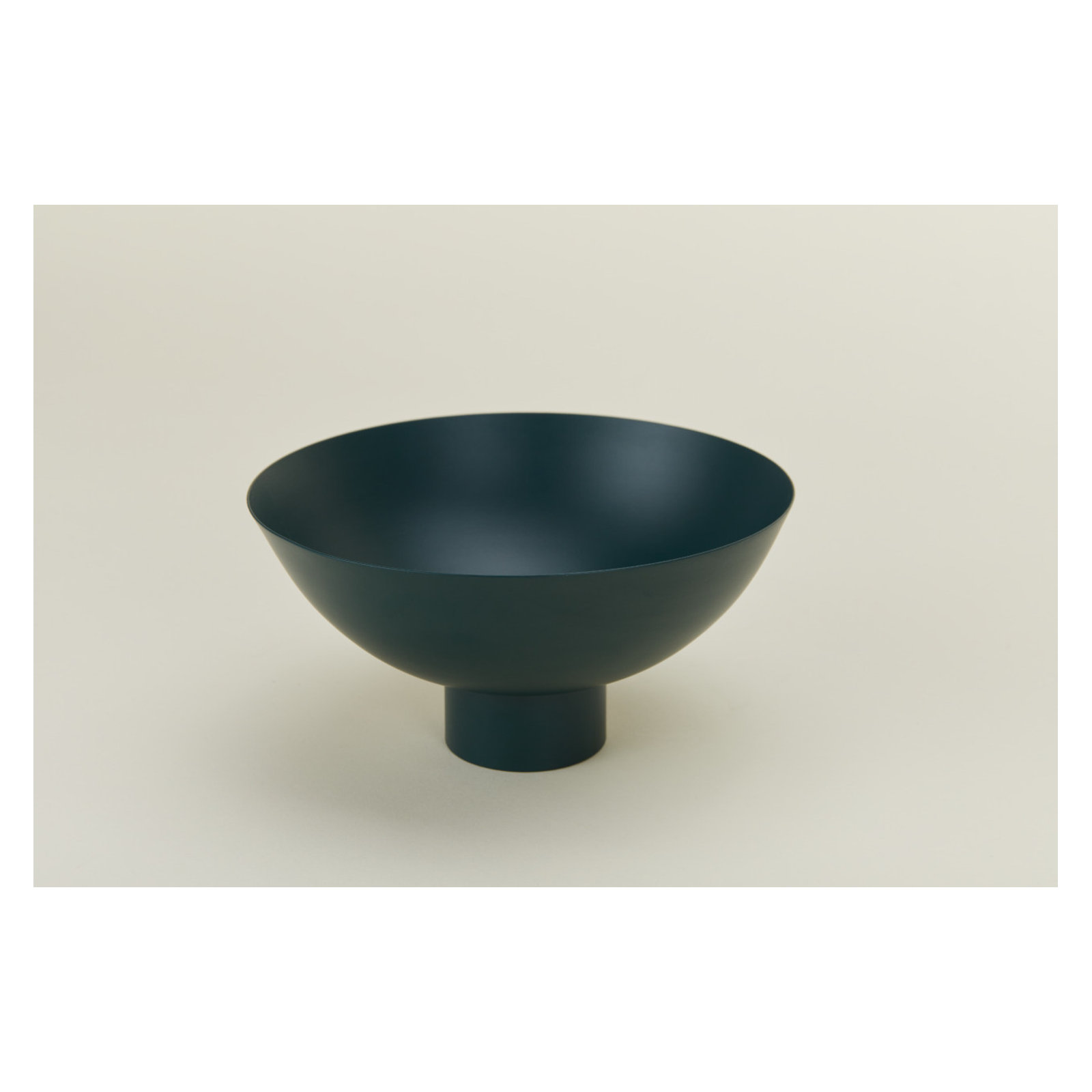 Essential Footed Bowl - Large, Peacock, 4" H x 8" W