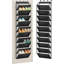 Sac de rangement pour chaussures 10 couches, range-chaussures transparent au-dessus de la porte, grandes poches profondes, étagère à chaussures suspendue, pour porte de placard