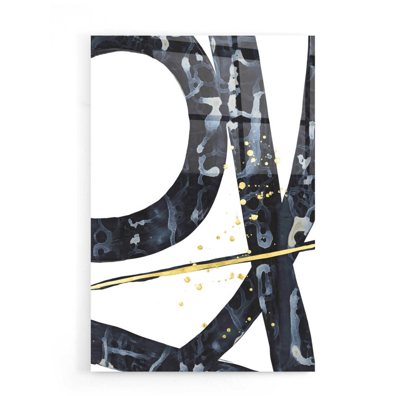 «Onyx Tracery II» par Renee W Stramel, art mural en verre acrylique, H 24 po x l 16 po x P 0,2 po