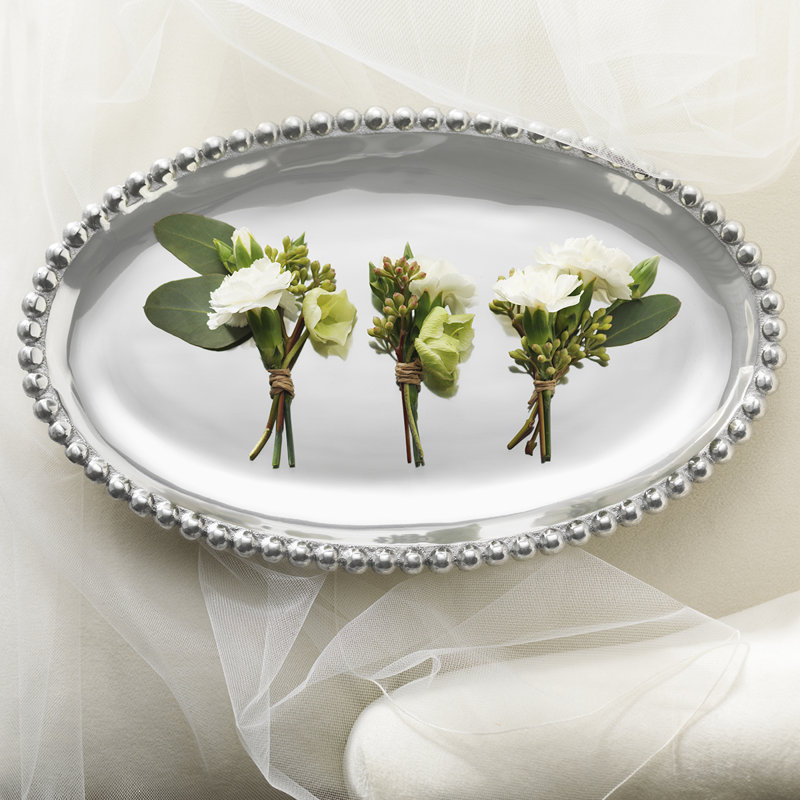 String Of Pearls Handmade Platter