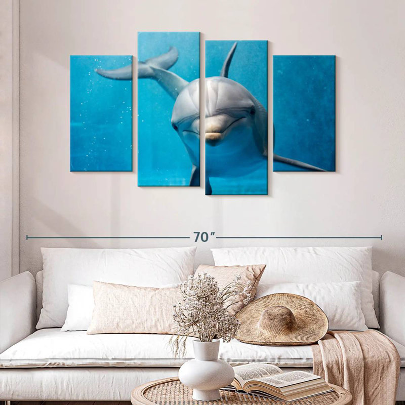 Brampt Friendly Dolphin, 32'' H x 52'' W