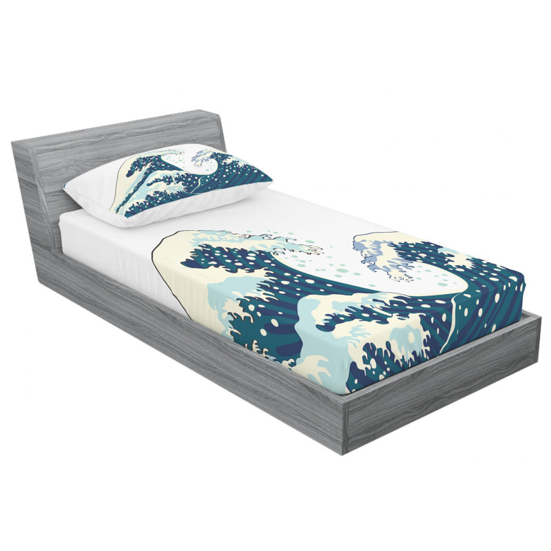Microfiber Sheet Set, Twin XL Sheet Set with Fitted Sheet