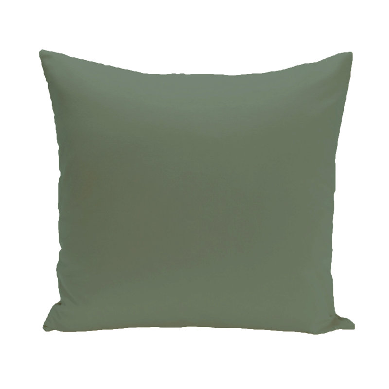 Reversible Throw Pillow, 20" H x 20" W, Dark Green