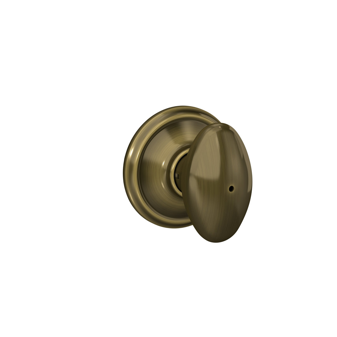 Siena Bed and Bath Lock Knob Schlage