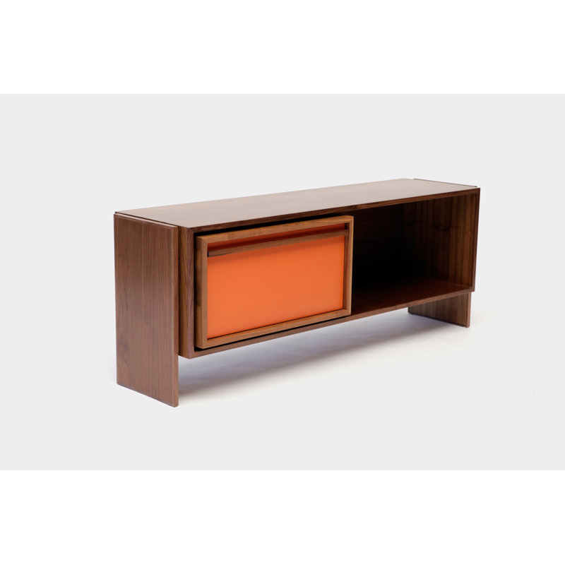 Low Units TV Stand, Orange