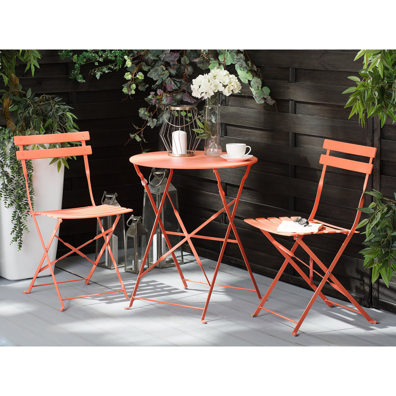 Twilley 2 - Person Patio Dining Set with Round Table , Cushions Included