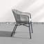 Chaise de patio avec coussin Domenica