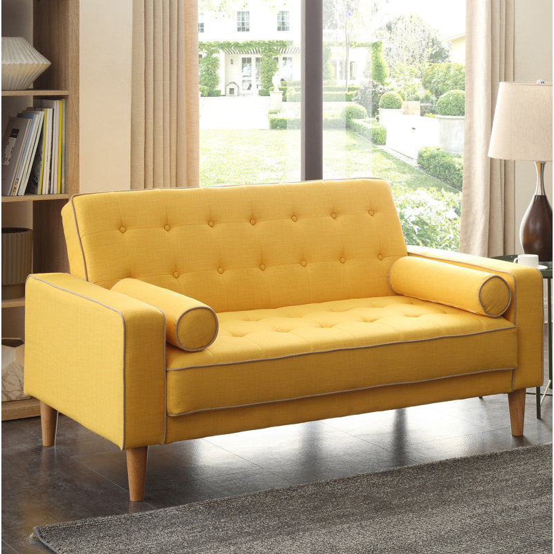 Causeuse Ferrin, Twill jaune