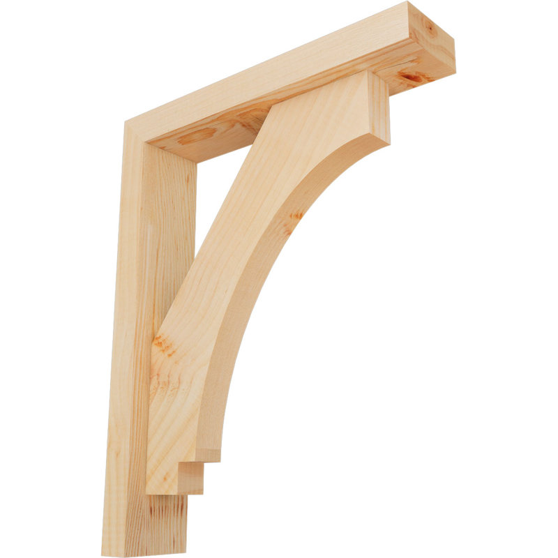 Support de bloc impérial avec entretoise décalée, 20 x 16, Sapin Douglas de l 3 1/2 (lisse)