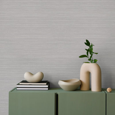 Emperor Grasscloth Emerald Wallpaper