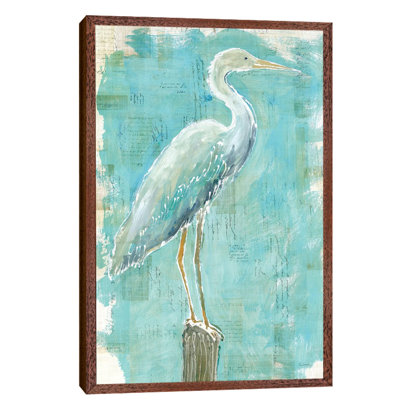 Coastal Egret I 1 Piece Painting on Canvas