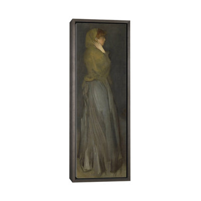«Arrangement in Yellow and Grey Effie Deans», reproduction d'art sur toile encadrée